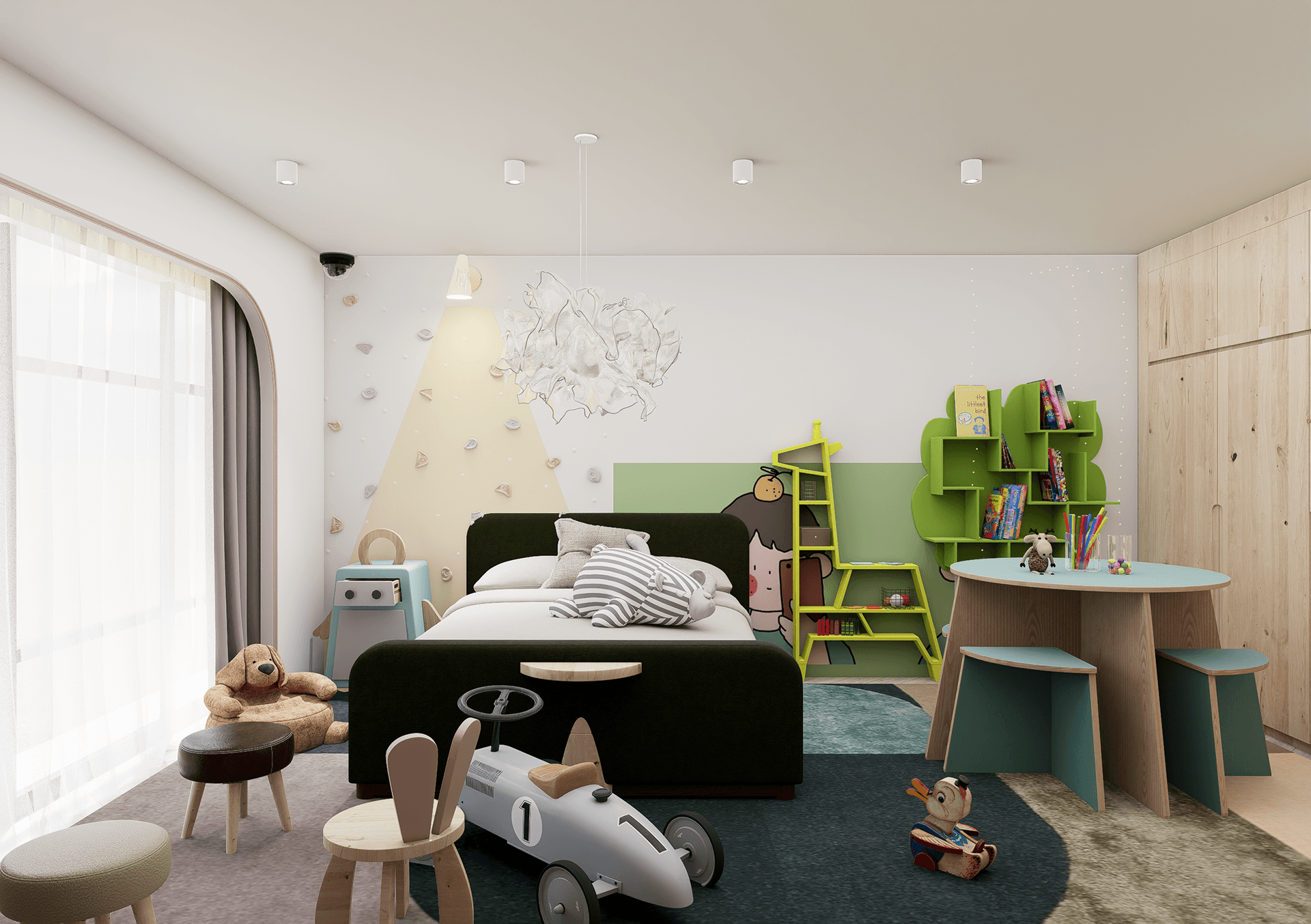 Kids Room Interior Design | 3ds Max + Corona-7