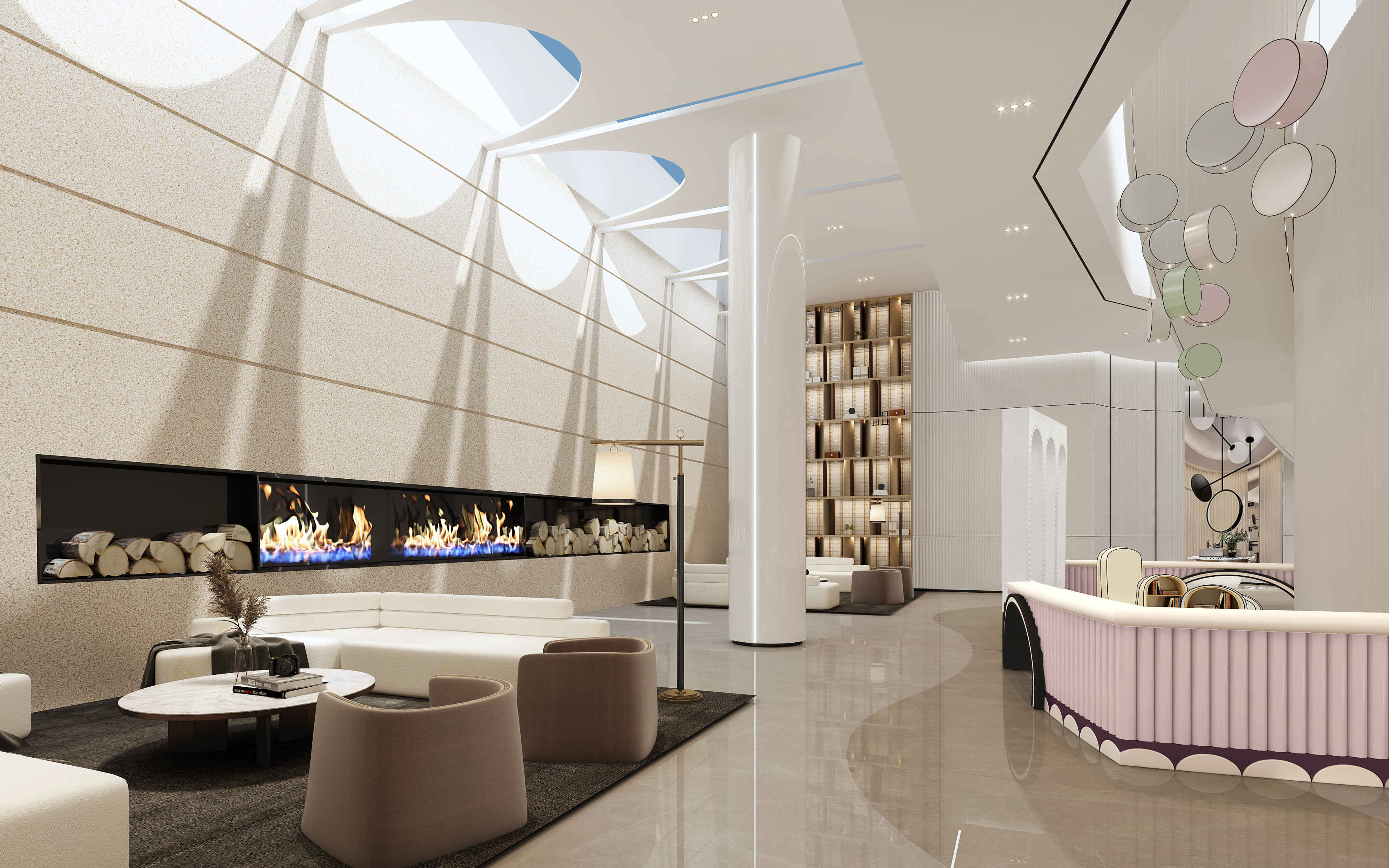 【方案】一個萬達地產售樓處設計-8