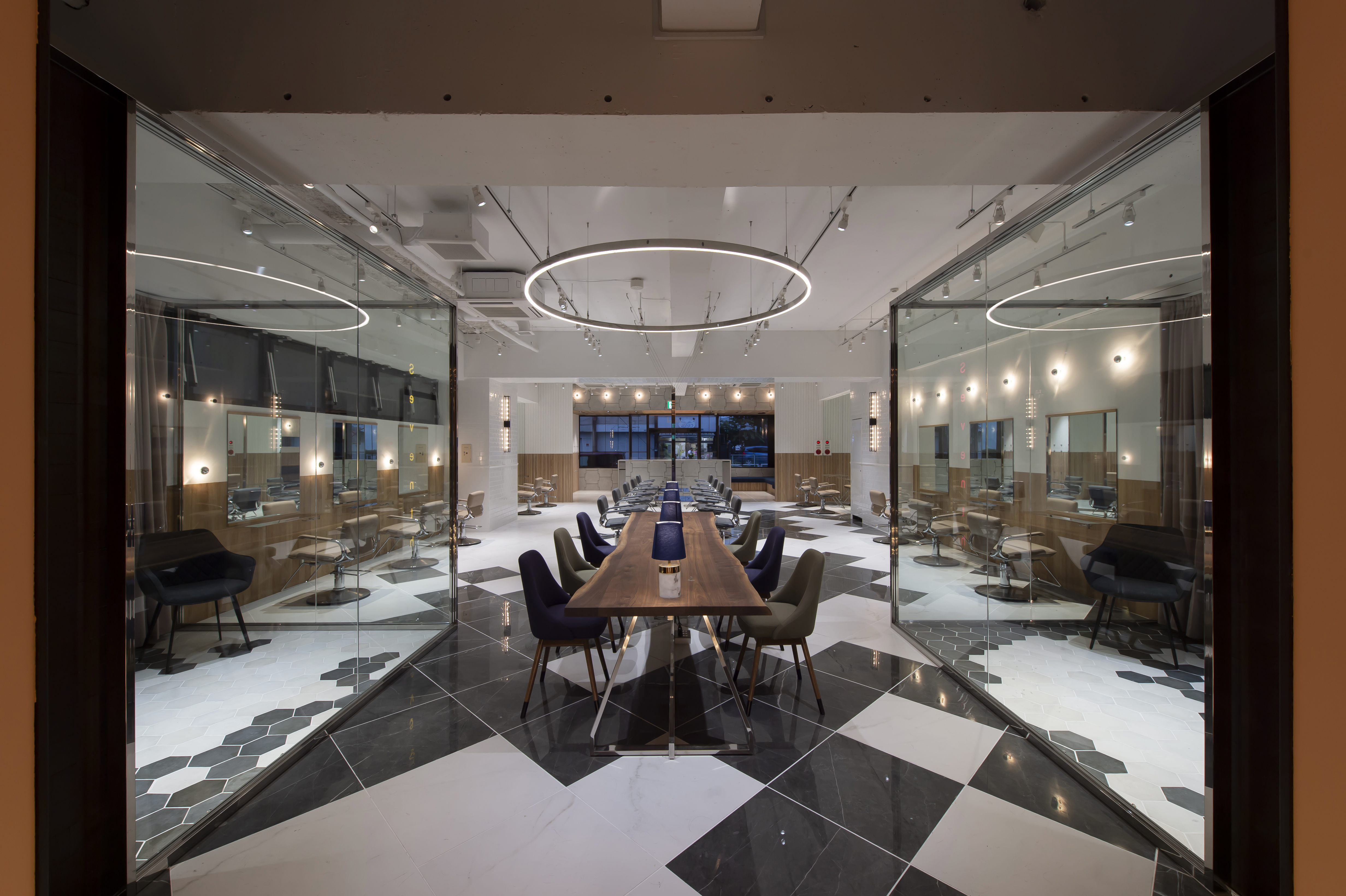 和弦第七美发沙龙 · 东京 Hamura 城市的时尚空间-8