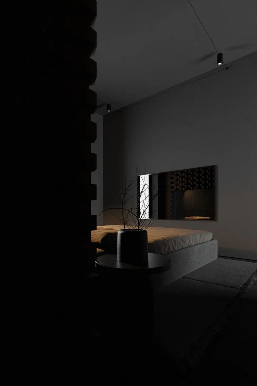 高级黑,极简空间的艺术魅力丨Igor Sirotov-43