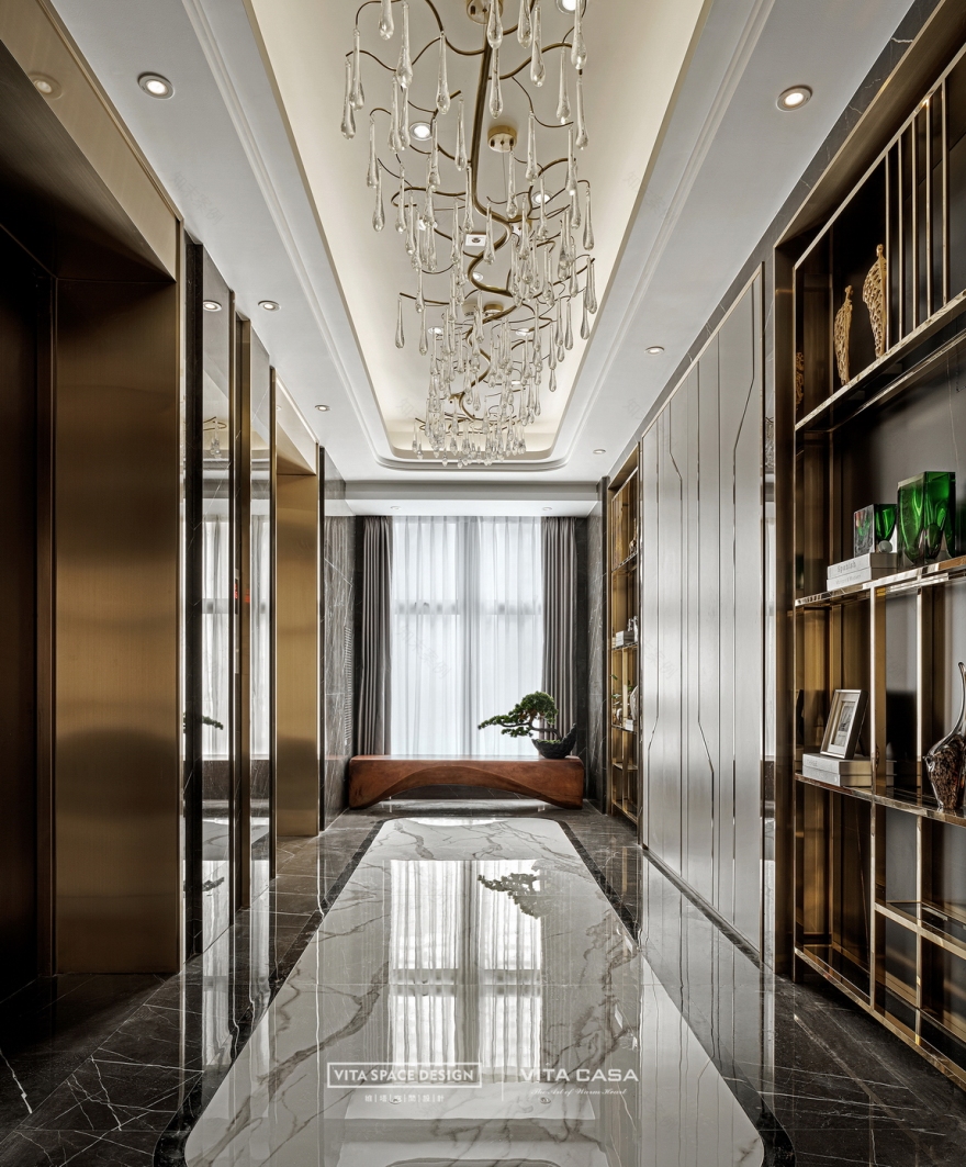 名门府邸 大观自在丨维塔空间设计-13