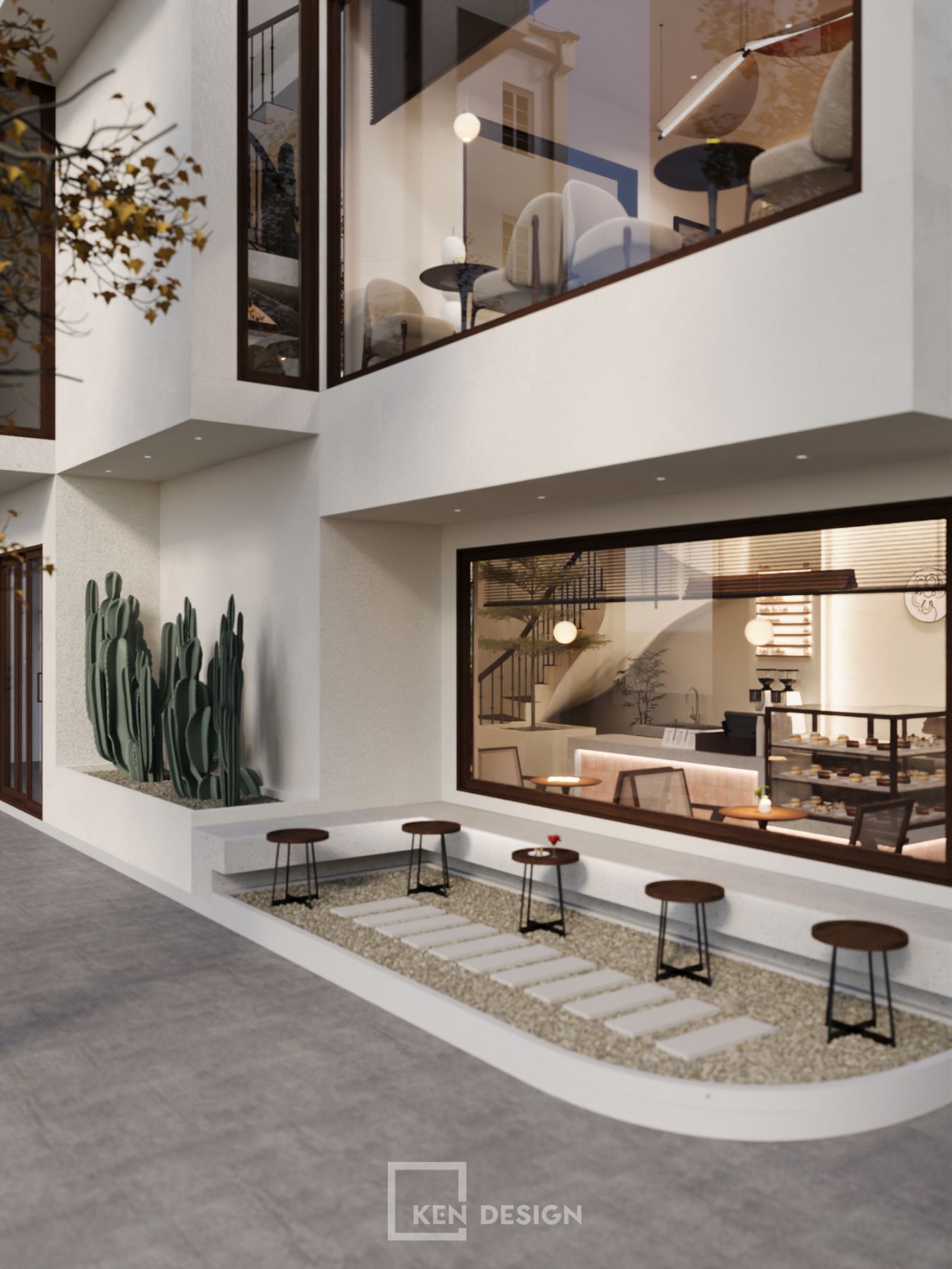 Blume咖啡馆设计丨越南河内丨Ken Design-22