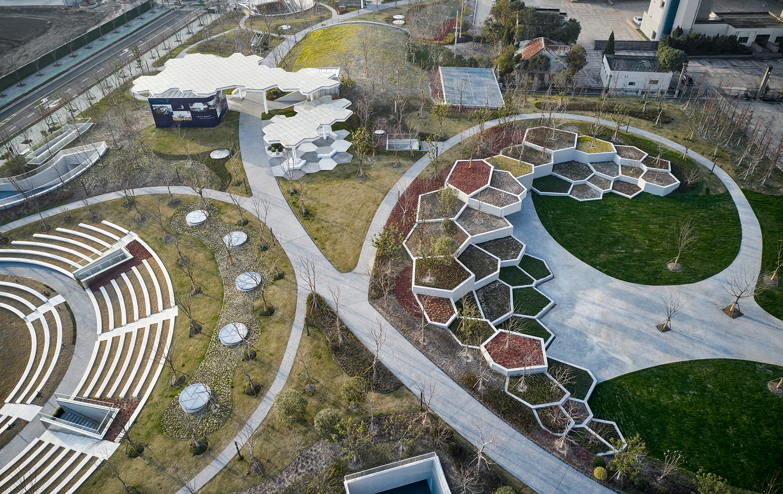 Yangpu Bridge 公共空间与环境整合项目(一期)-1