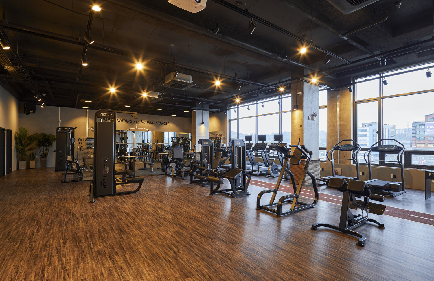 简约 95 平米健身中心，专业室内设计展现空间魅力-7