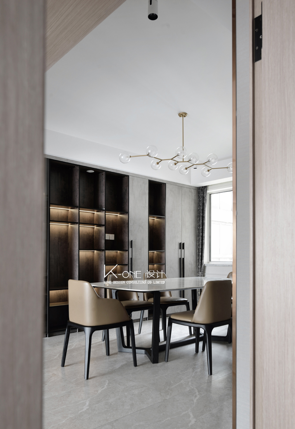 简约水泥灰,打造 152 平米现代精致生活空间-22