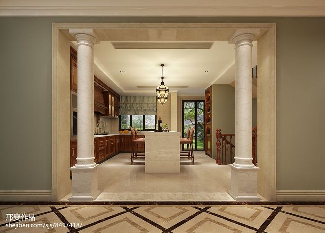 世茂铜雀台400平米别墅豪宅装修案例丨暂未提及-15