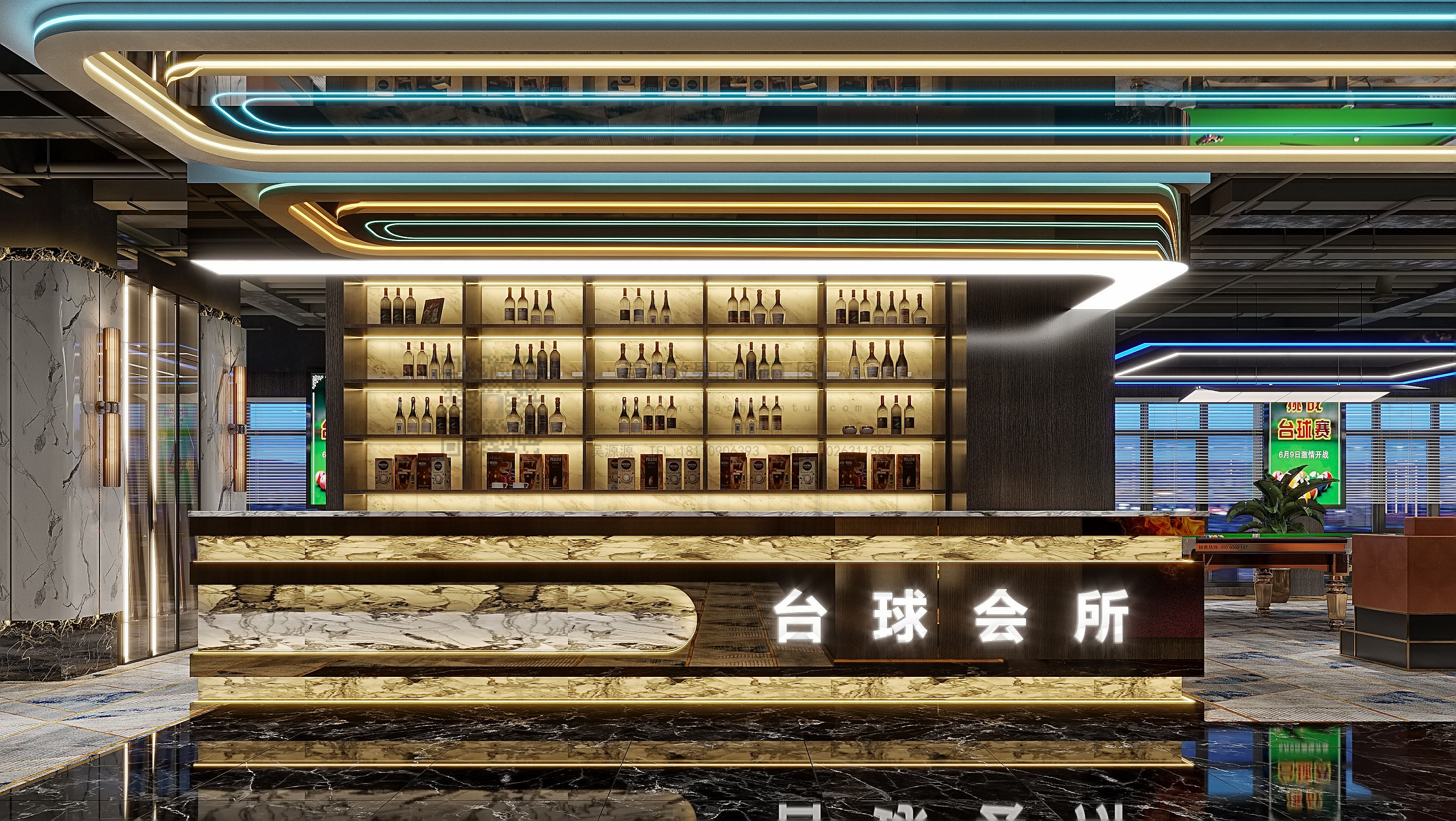 球杆碰撞的清脆声响里，藏着整个夜晚的狂欢-4