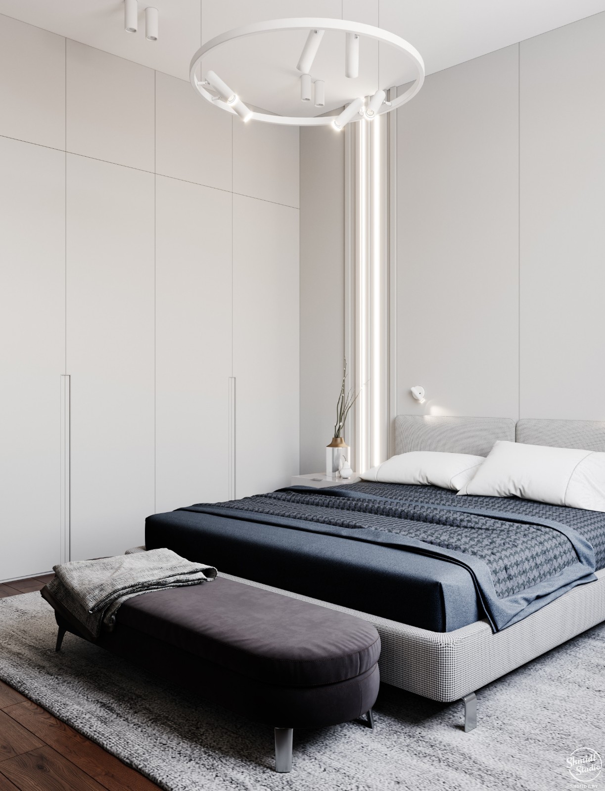 明斯克 100m²现代优雅住宅设计-30