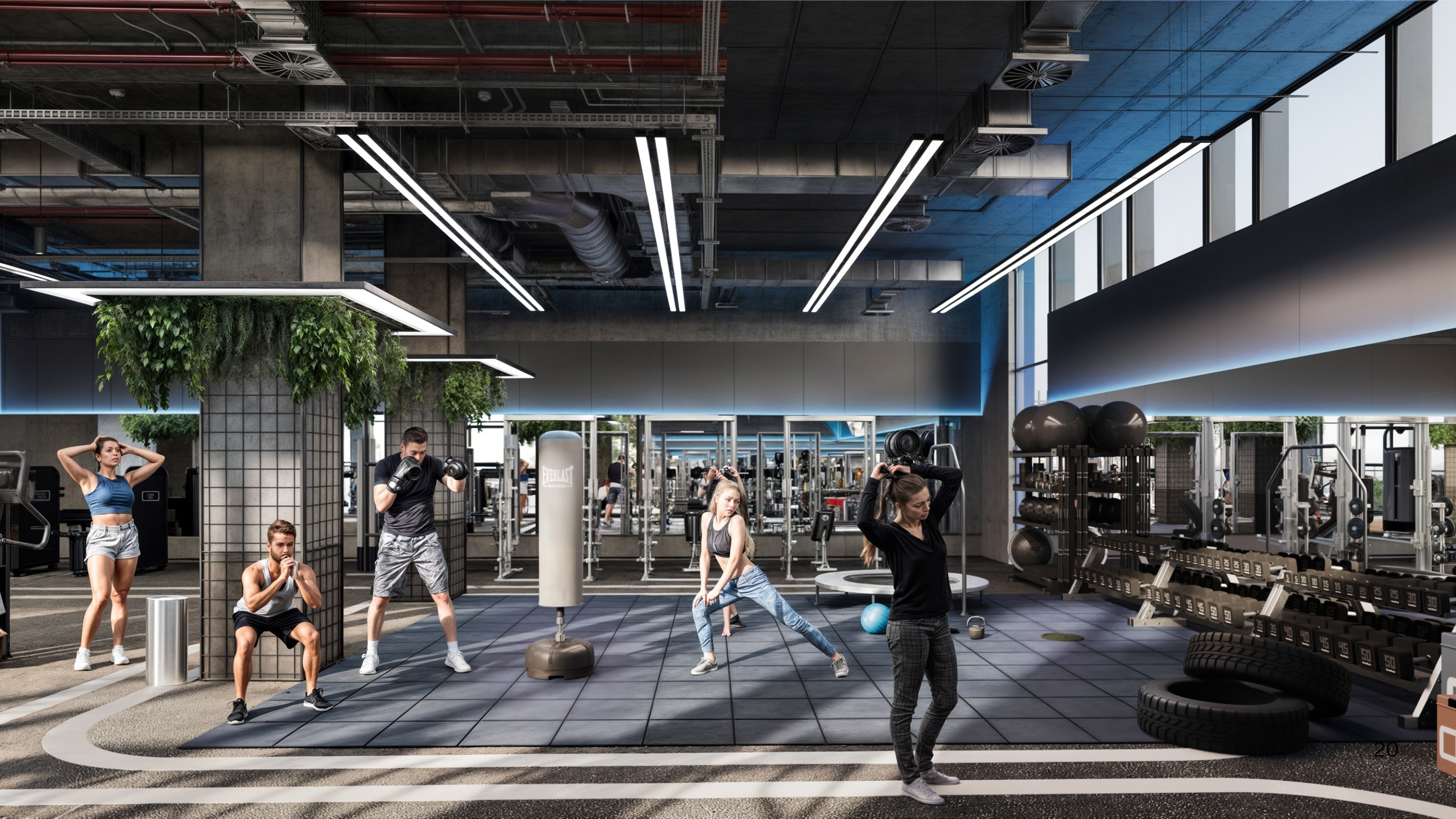 摩尔模具健身房——室内外设计丨Egypt丨Horizons A.E.-14