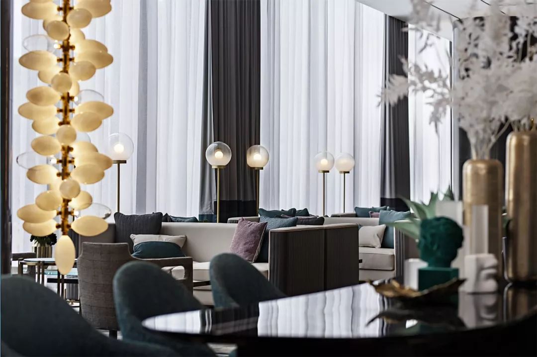 西安万科翡翠国宾营销中心 | 现代优雅的 New Art Deco 空间-18