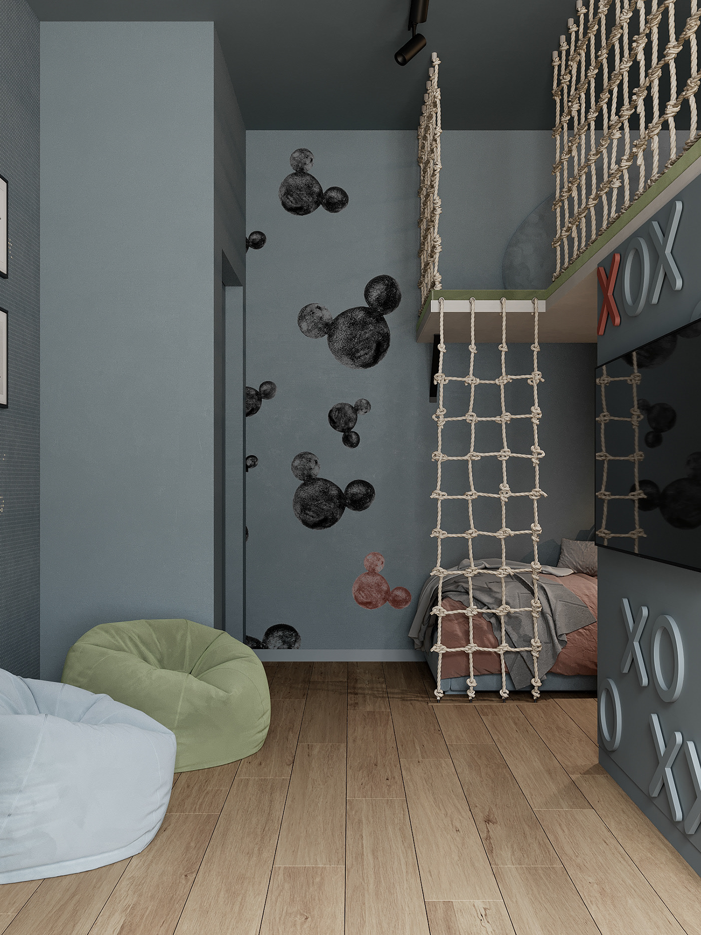 浅灰色与绿色打造舒适凉爽夏日-20