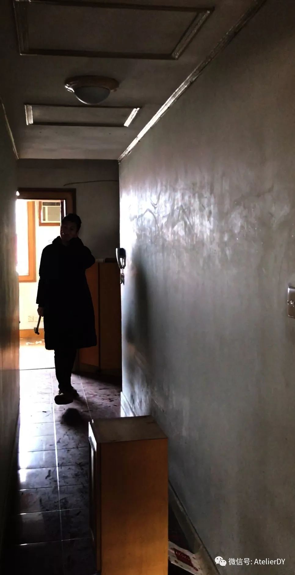 上海 40 平米老公房“条头糕”式改造,走道变身为多功能空间-11