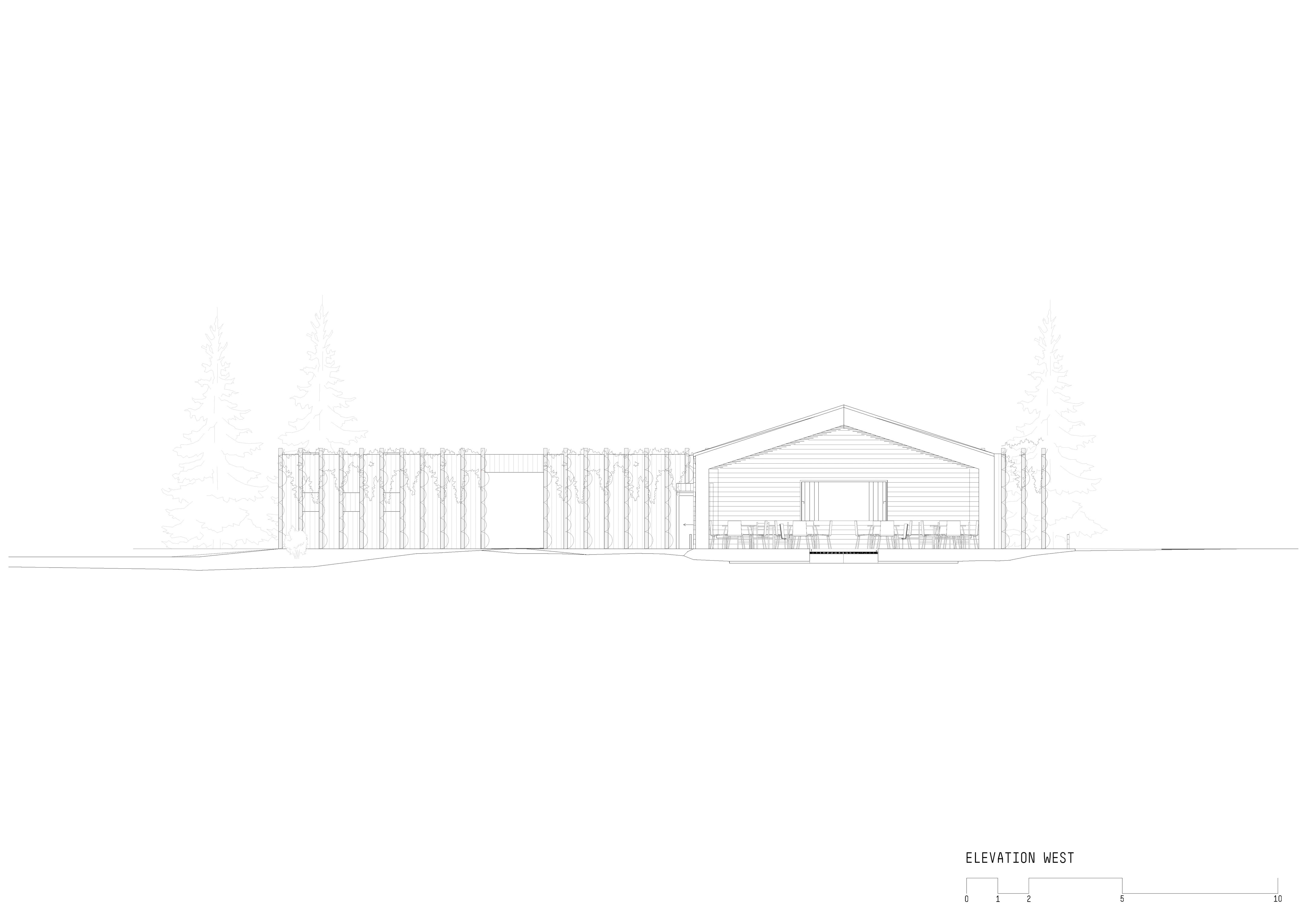 湖边休闲建筑,自然与设计的和谐融合-41