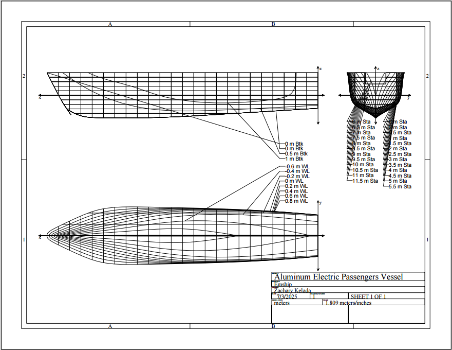 罗马尼亚多瑙河电动单体客船设计-72