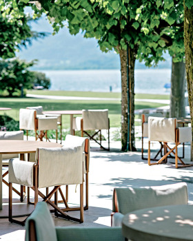 Paola Lenti's Bespoke Outdoor at Auberge du Père Bise - Paola Lenti