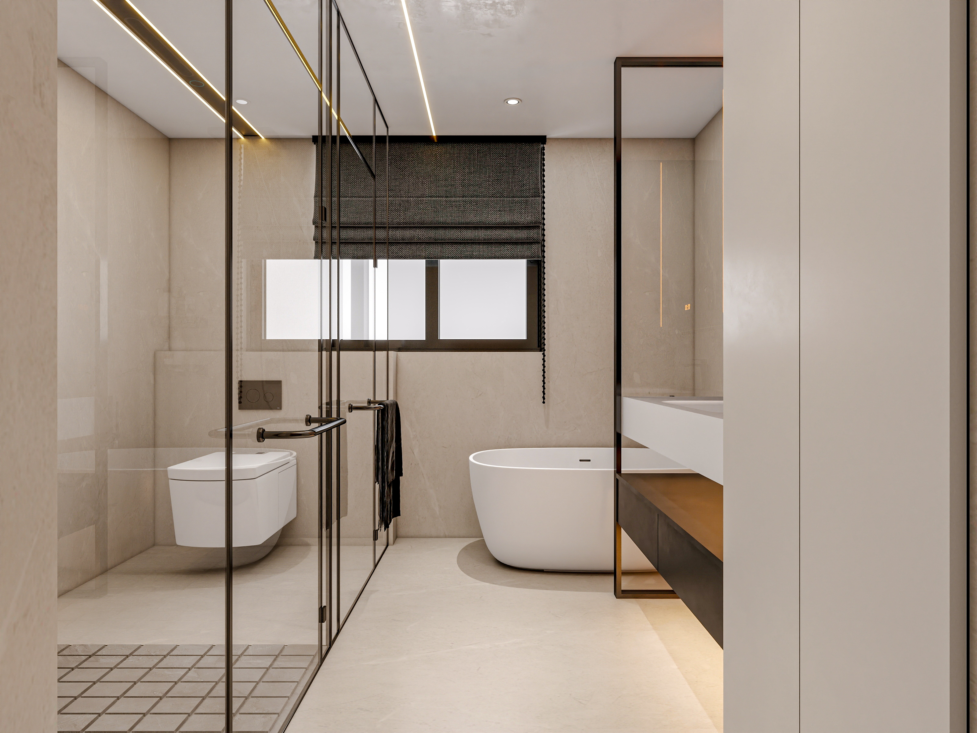 上海浅水湾花园（408平方现代简约别墅）-77