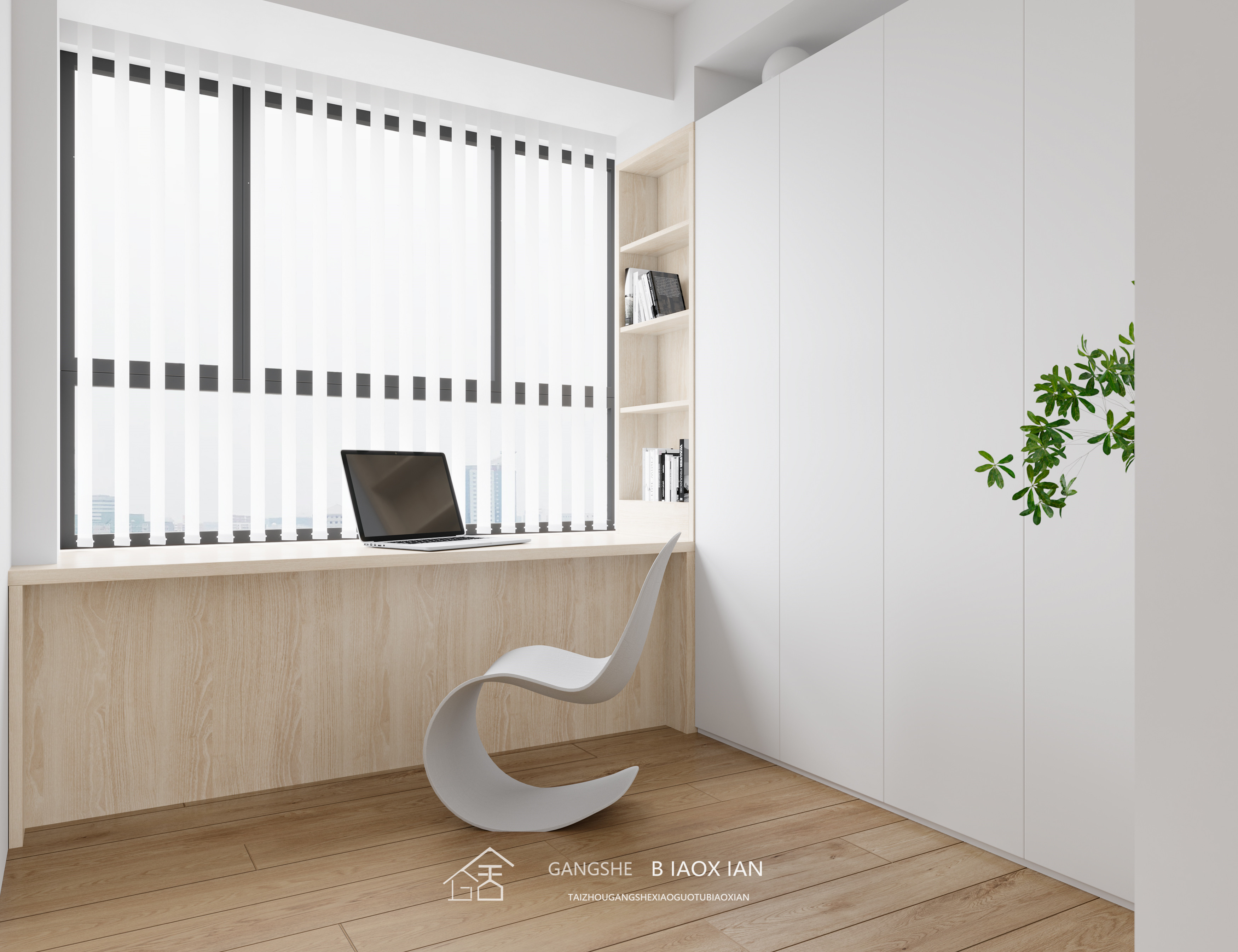 极简现代•效果图作品展示-1