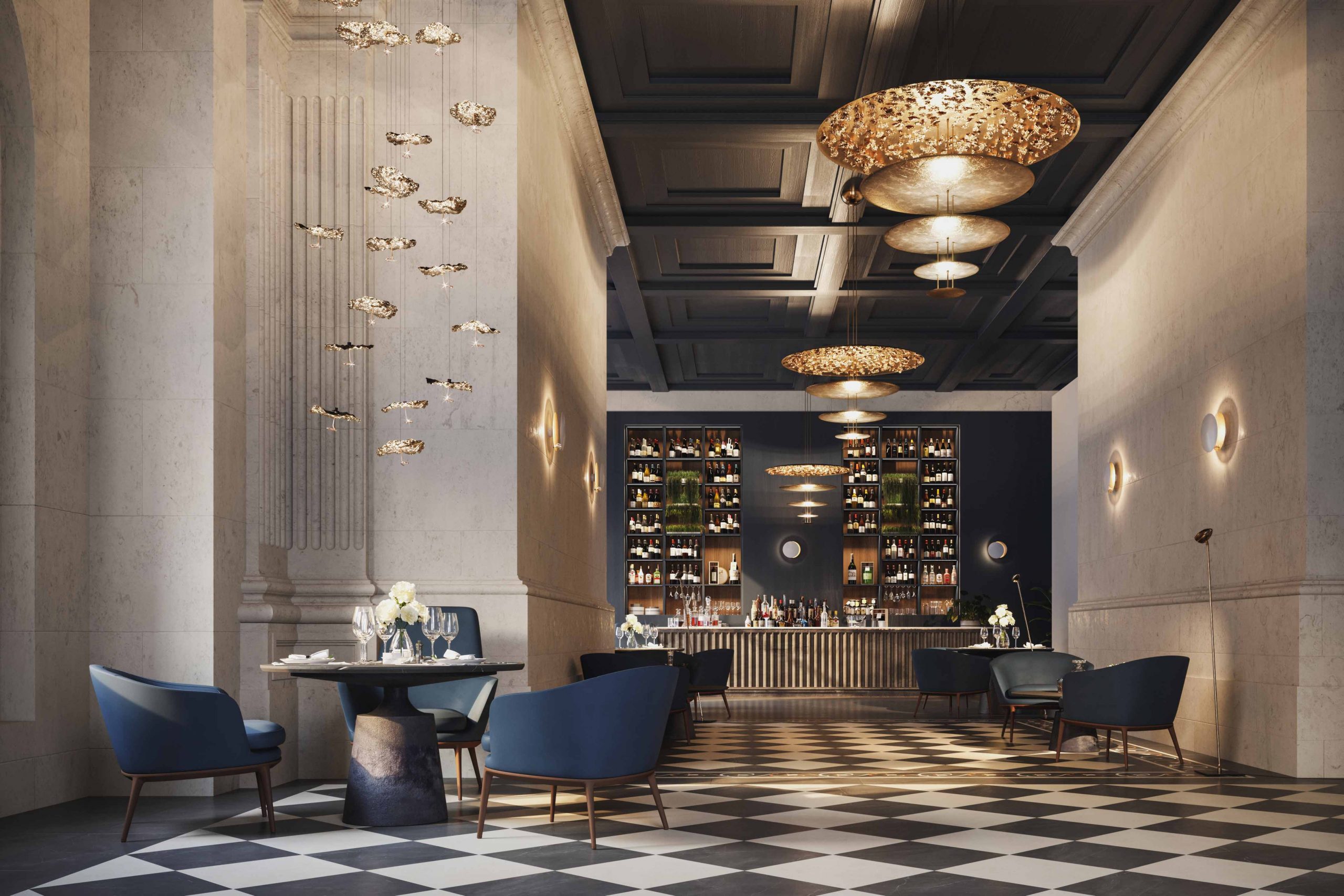 意大利照明品牌 Catellani & Smith 打造奢华空间展示-9