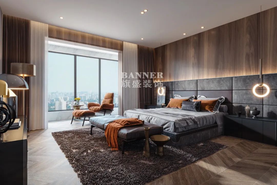 段峰操刀,245㎡现代平层家装的低调奢华与生活况味-52