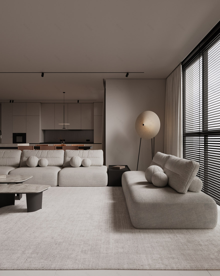 单色开放式公寓丨阿联酋迪拜-17