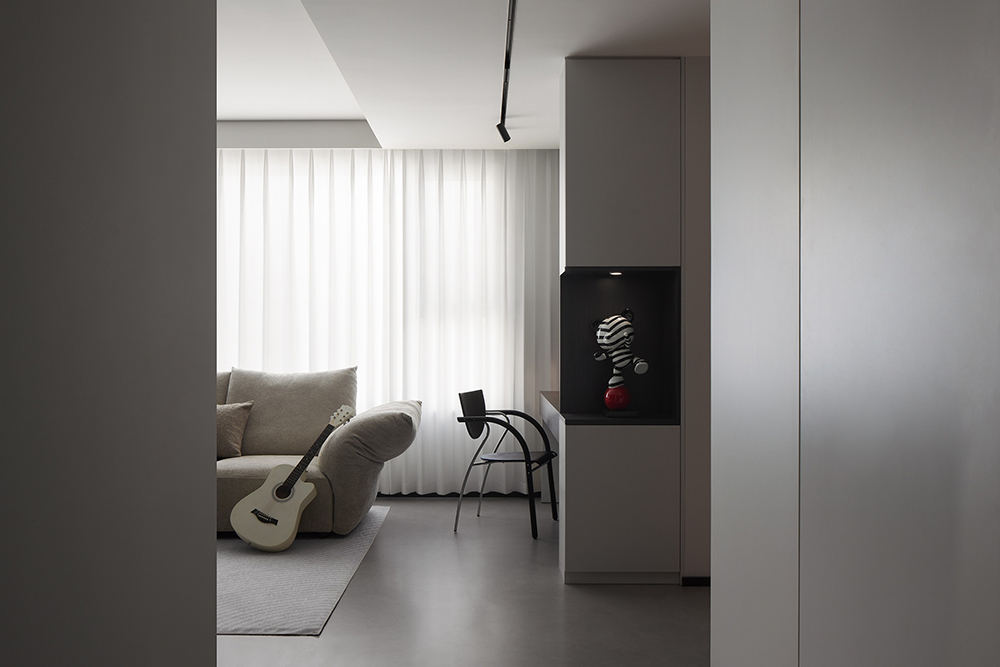 私宅设计:黑白之间,极致简约丨中国成都丨成都宏福樘设计,巴克空间设计-34