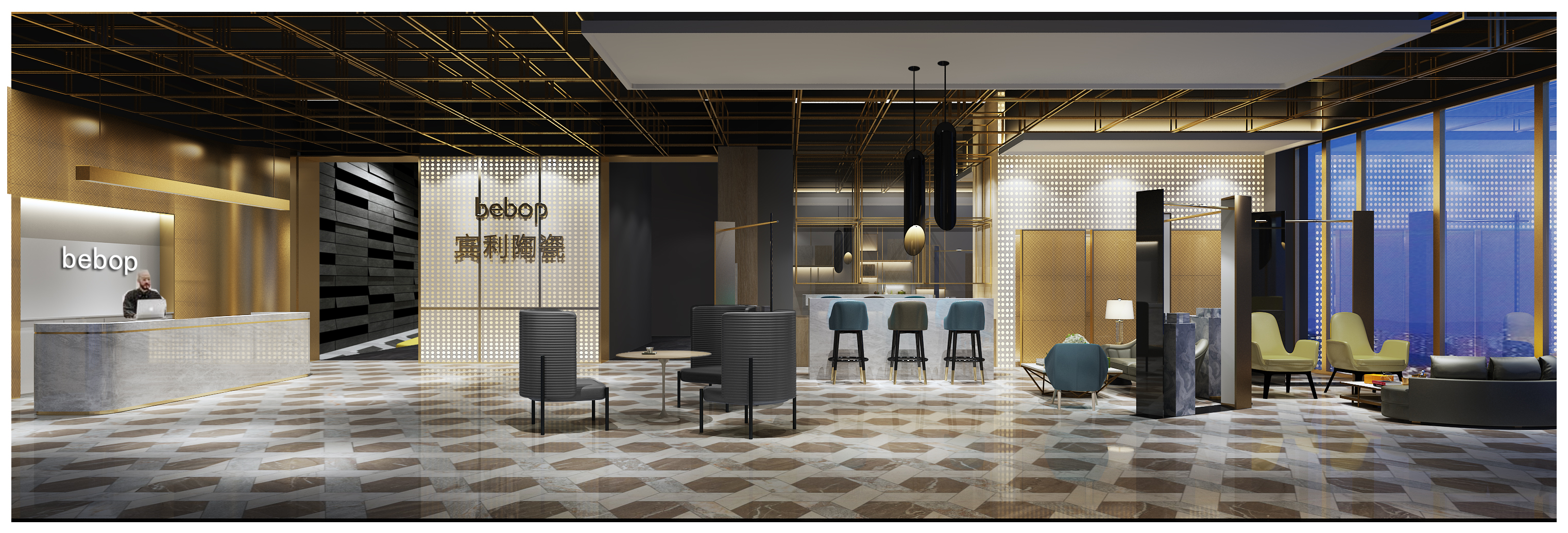 佛山宾利陶瓷展厅 | 现代简约设计展现品牌魅力-8