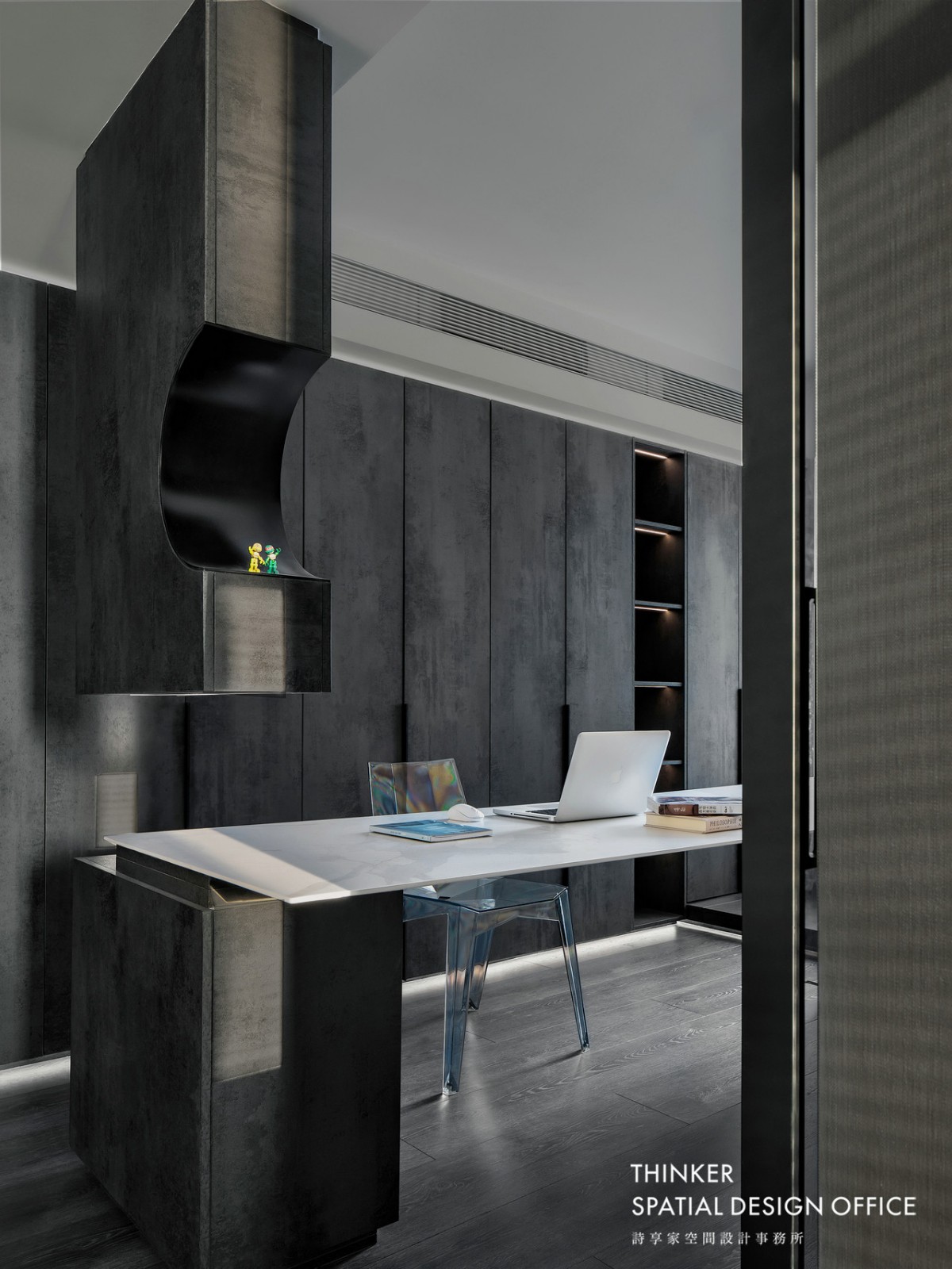 诗享家设计 | 140㎡高级灰现代简约住宅,生活不寻常-63