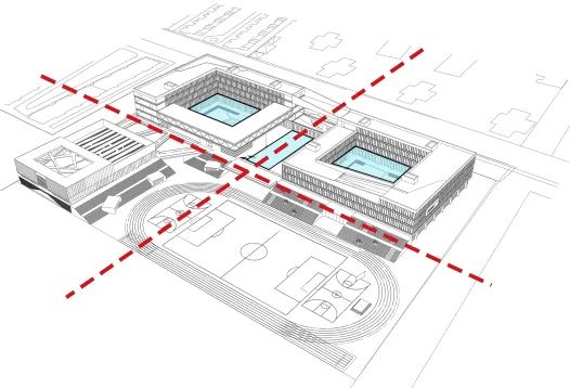 哈尔滨荣昌路学校 | 绿色和谐美丽自然的生态化可持续校园-21
