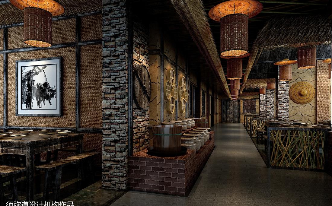 成都田园印象连锁餐厅 设计亮点与风格解析-8