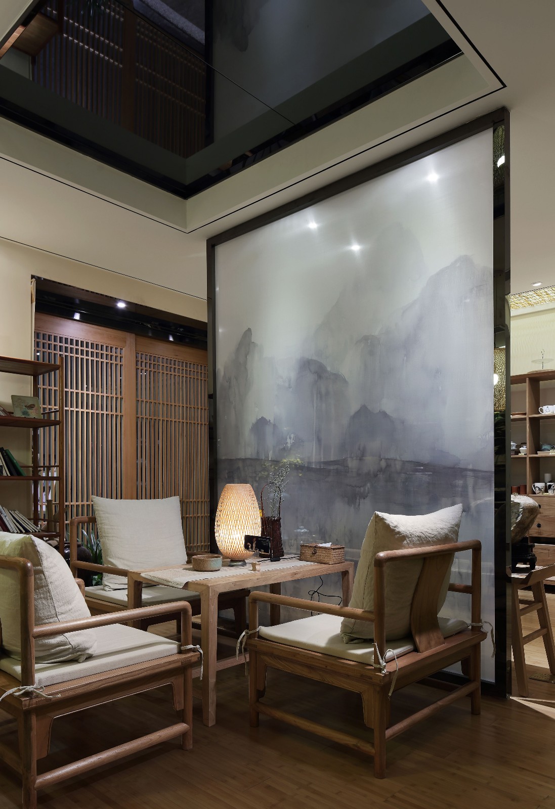 赏茶茶室 | 静雅新中式,品茗交友共赏境-23