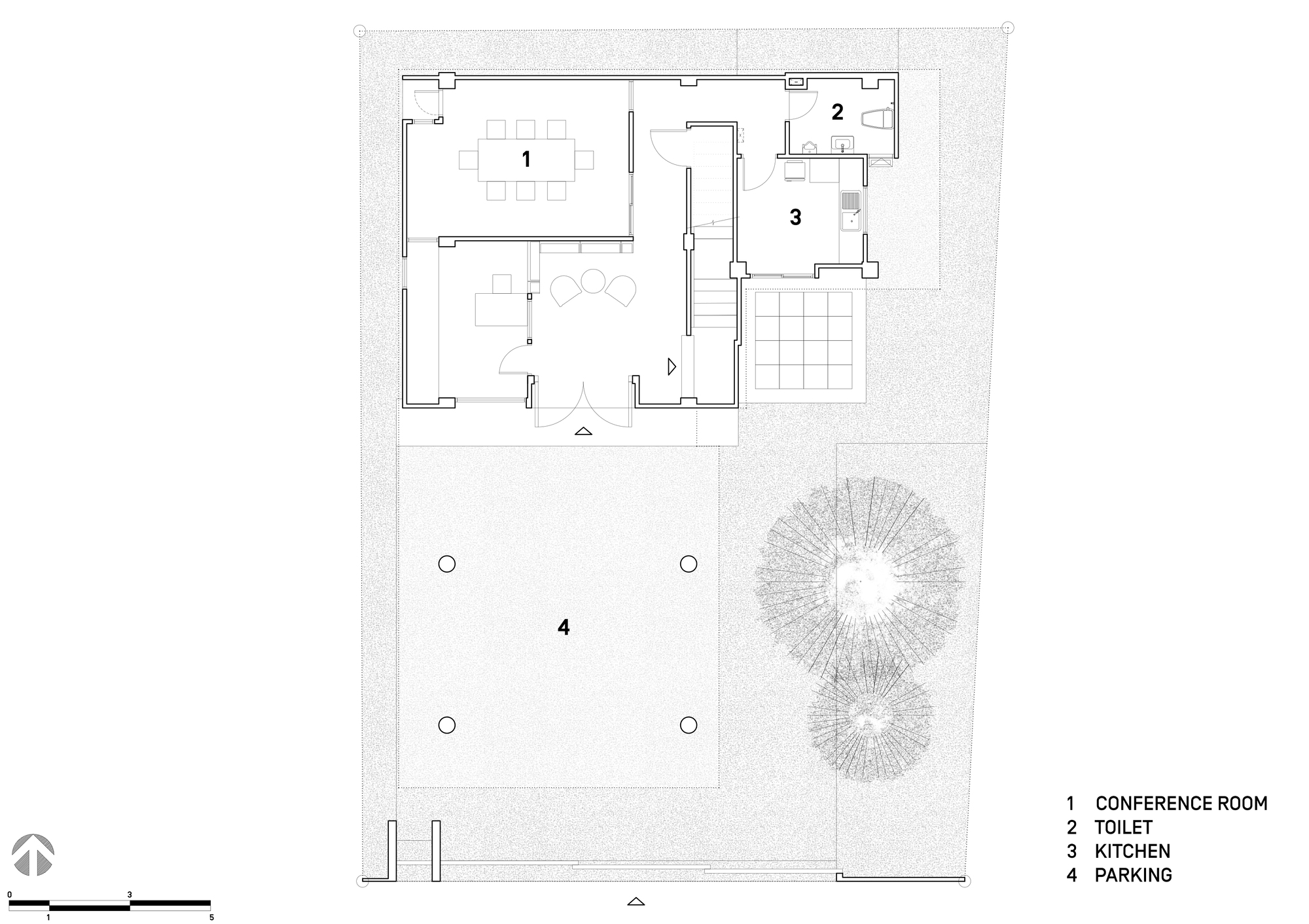 混凝土拼贴办公室丨泰国曼谷丨COLLAGE DESIGN STUDIO-35