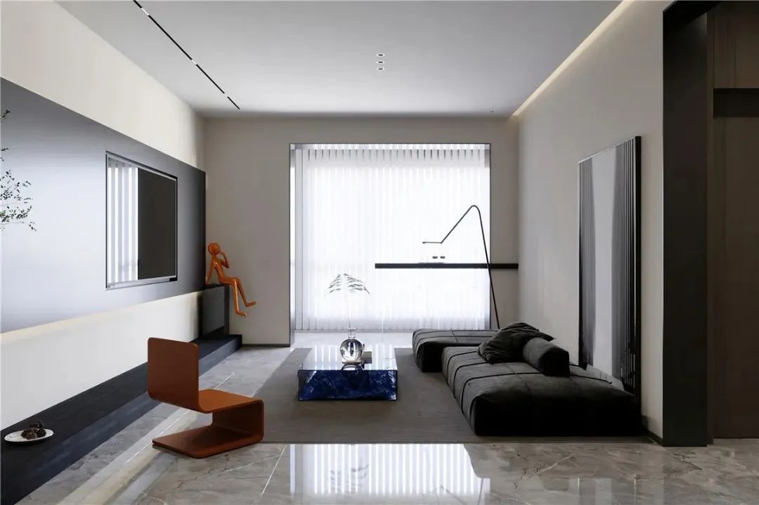 现代简约三室两厅设计-27