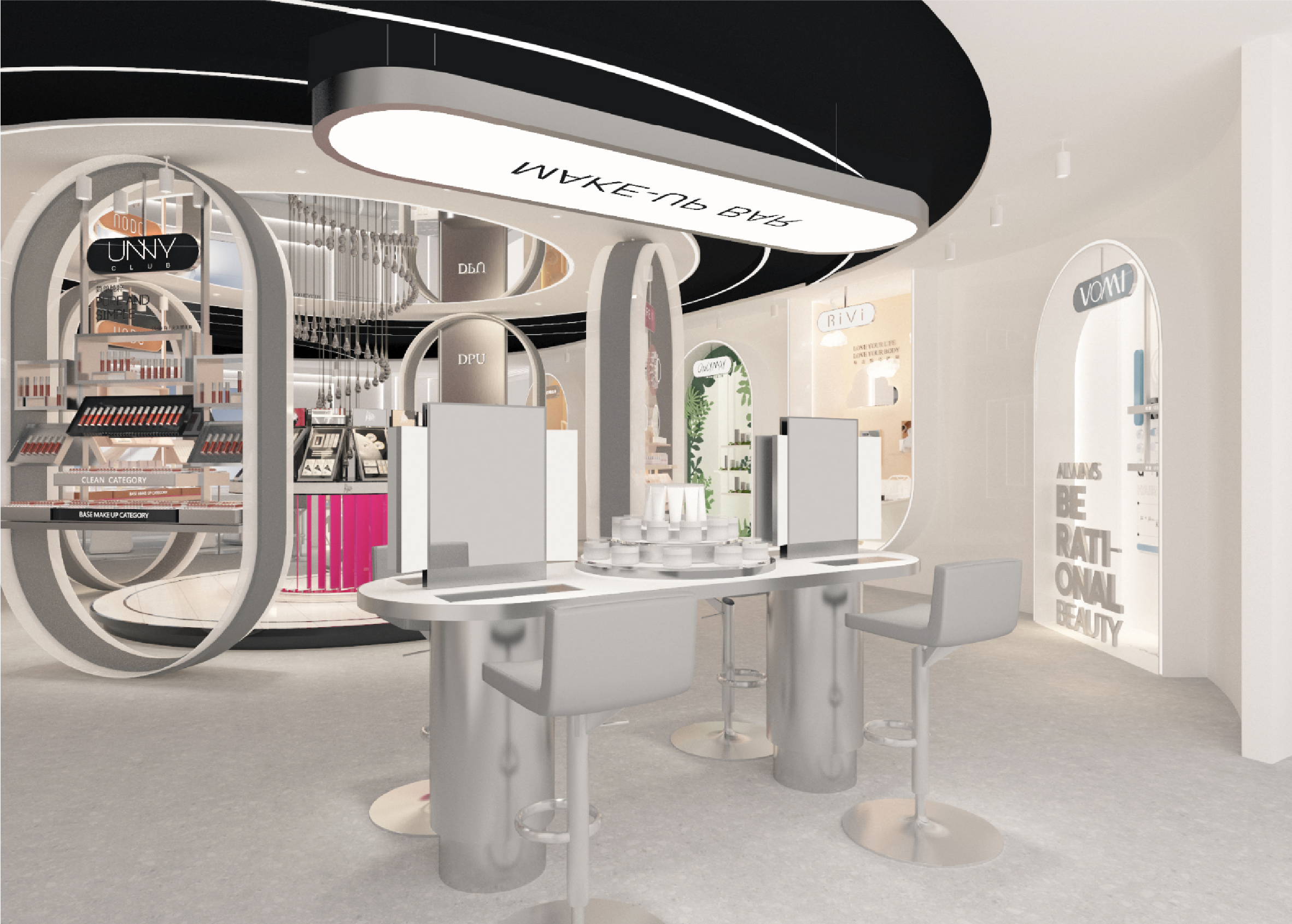 《佩莱》美妆空间设计-15