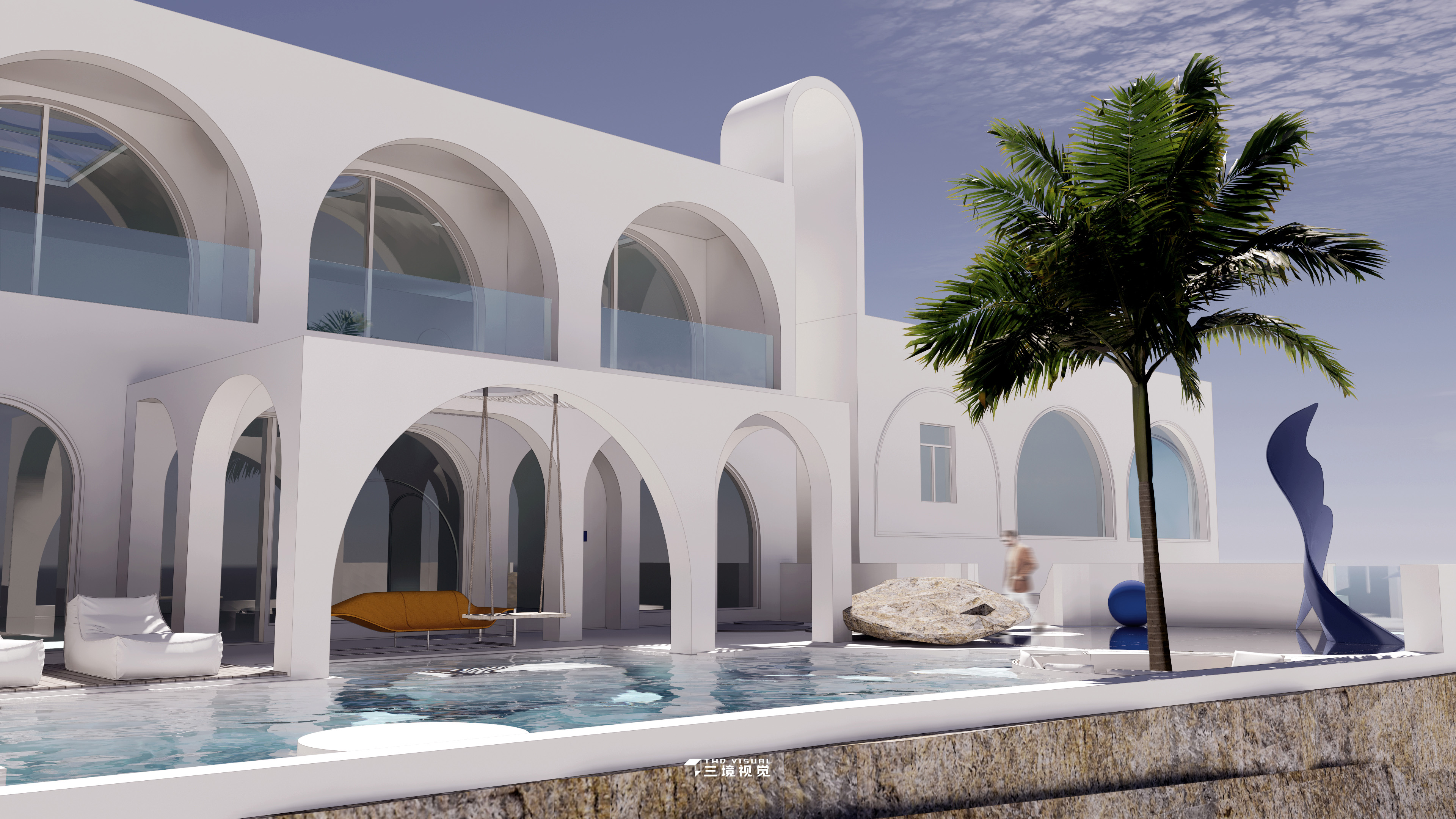 工装-度假民宿建筑空间设计《花鸟》-5