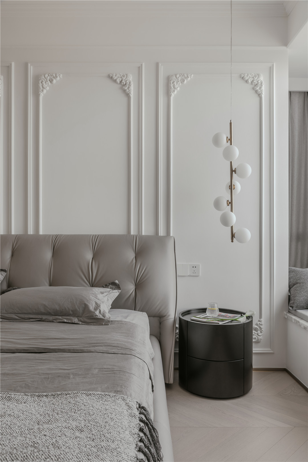 双羽空间设计 | 雾白 极简奢华家居风格-27