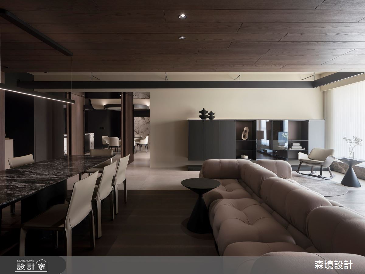 未提及明确名称,可暂称为“王俊宏76坪现代风设计案例”丨森境+王俊宏设计-14