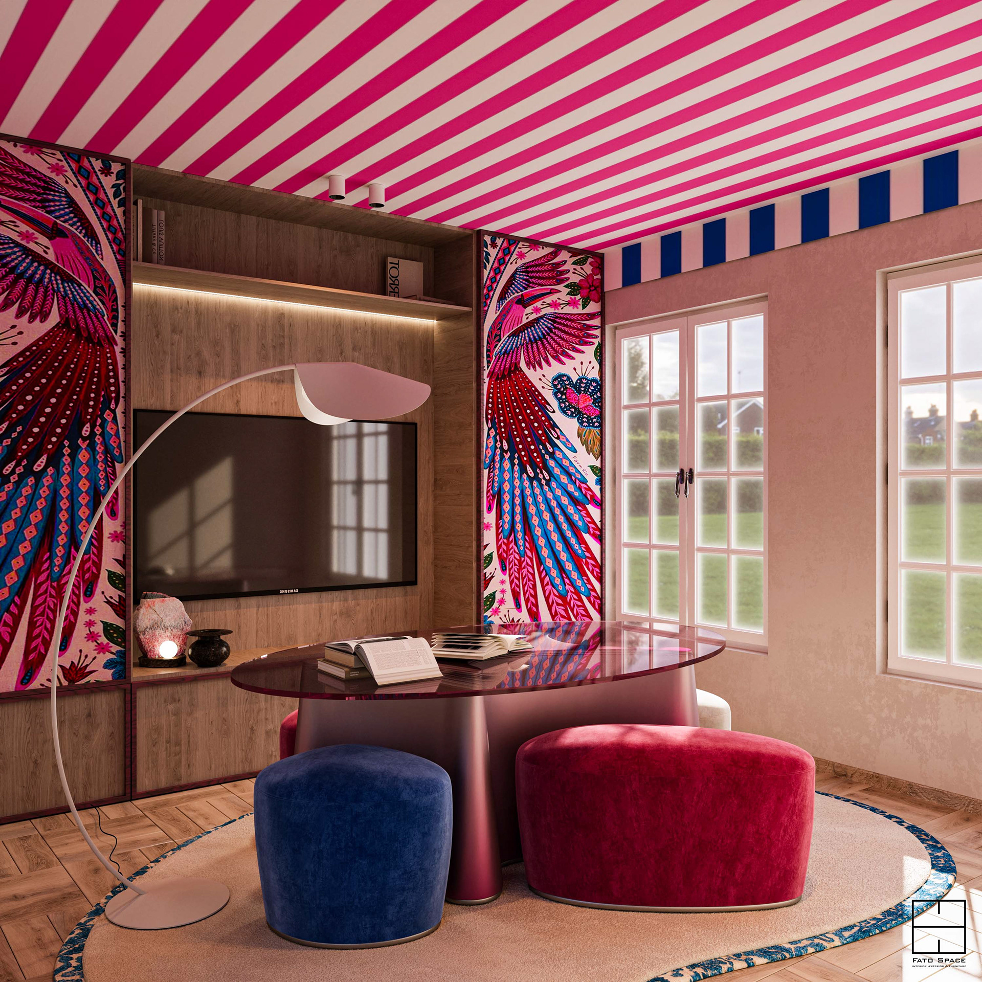 女孩学习室设计-3