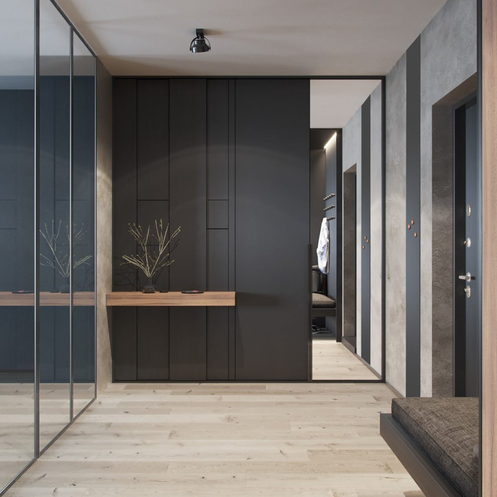 现代简约工业风格住宅设计-0