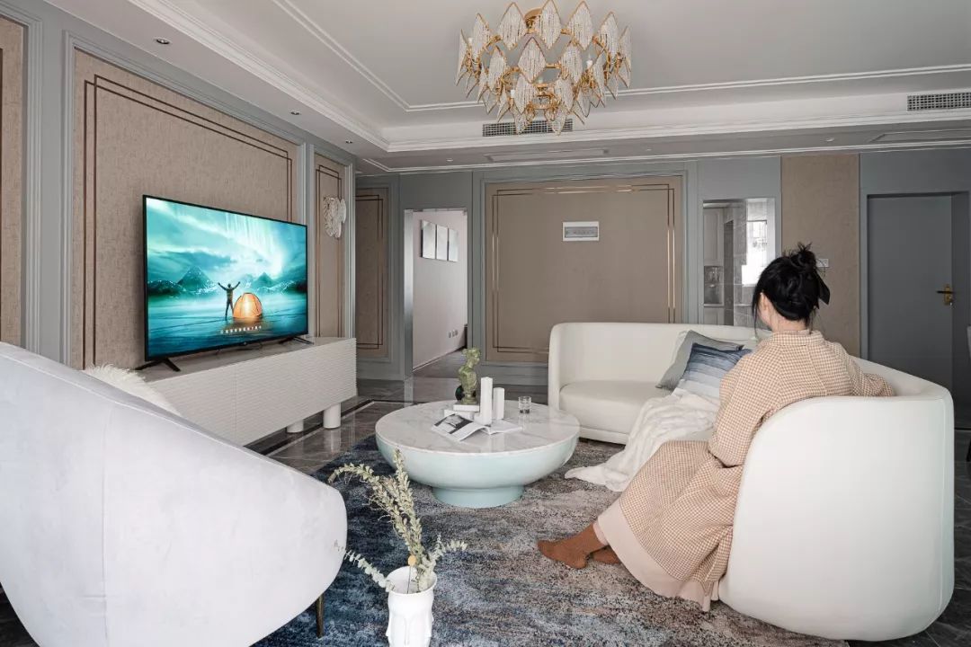 轻奢风金堂琅园 132㎡家居设计,打造精致舒适生活-29