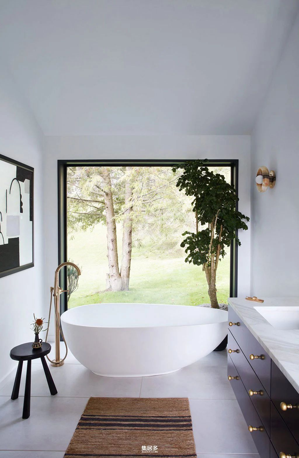 哈德逊河谷乡间别墅设计中的多彩点缀-10