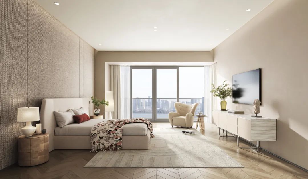 蓝色钱江大平层私宅设计丨中国杭州丨OTL本体建筑空间设计-19