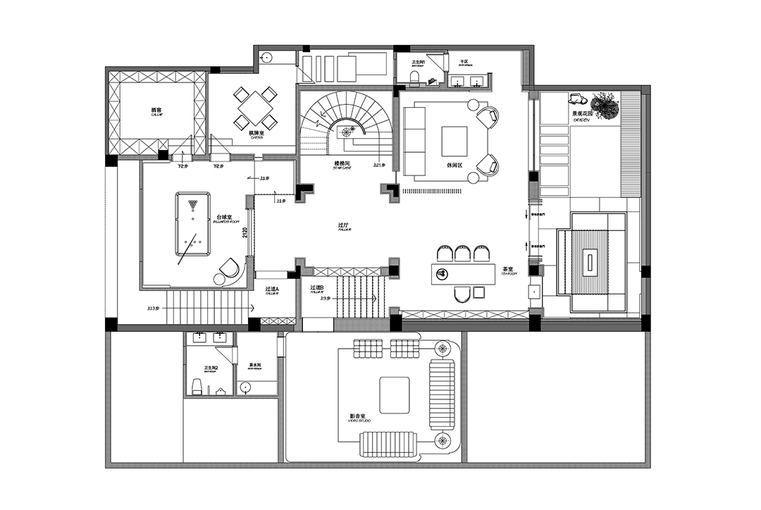 平潭如意半岛 900㎡别墅丨中国福州丨HHD恒合立创设计-53