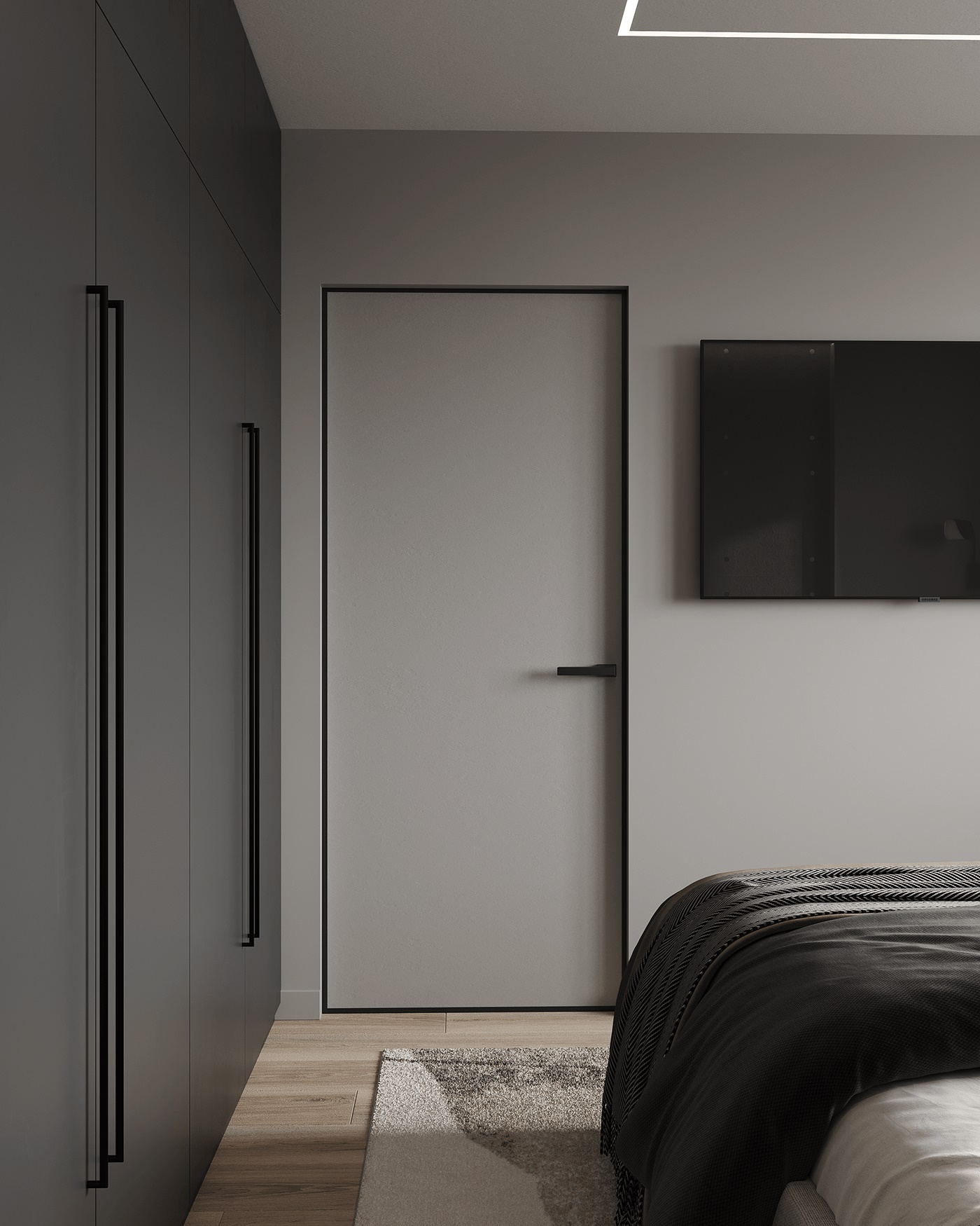 深色系小空间公寓设计 别样的精致！-12