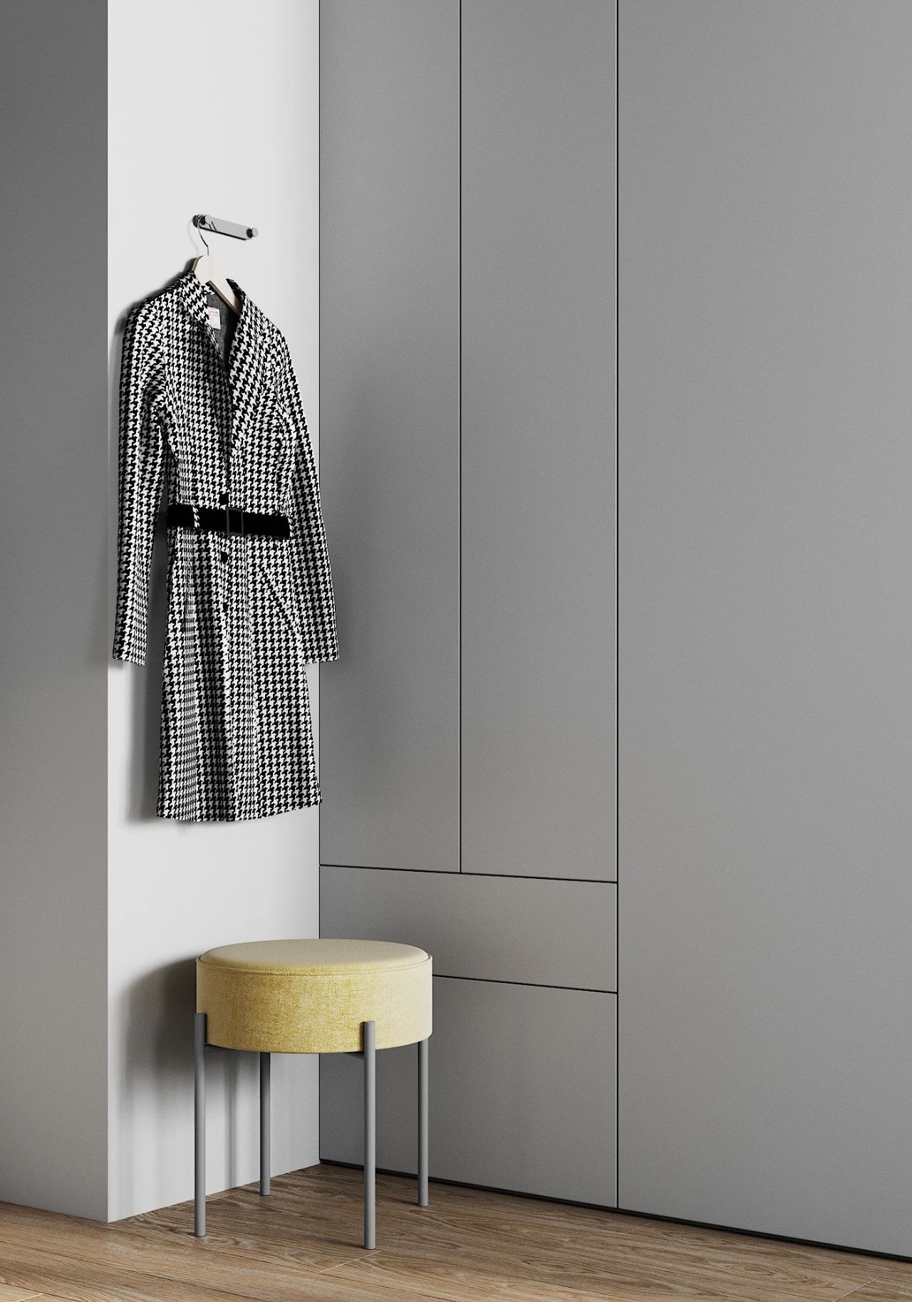 气质非凡的 80㎡空间设计丨Olga Bondar-88