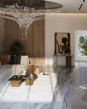 Lu·ury Living room Design（豪华客厅设计）丨埃及开罗丨Architect Mahmoud Abd EL Samea3