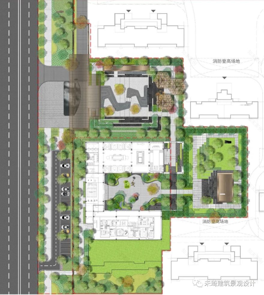 沈阳龙湖·云峰原著示范区 | 现代简约与艺术交融的景观设计-21