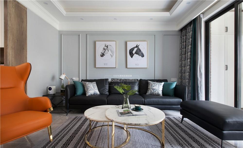 飞行员四室独居,蓝调轻奢尽享时尚生活-4