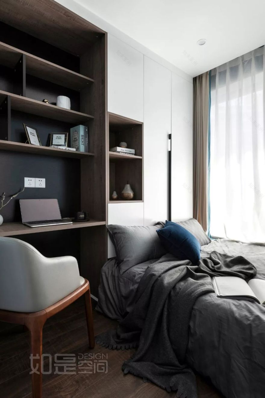 80 平现代简约小户型,定制设计实现空间最大化-44