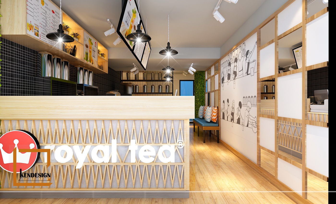 Royal Tea 66 Thụy Khuê咖啡店设计丨Kendesign-8