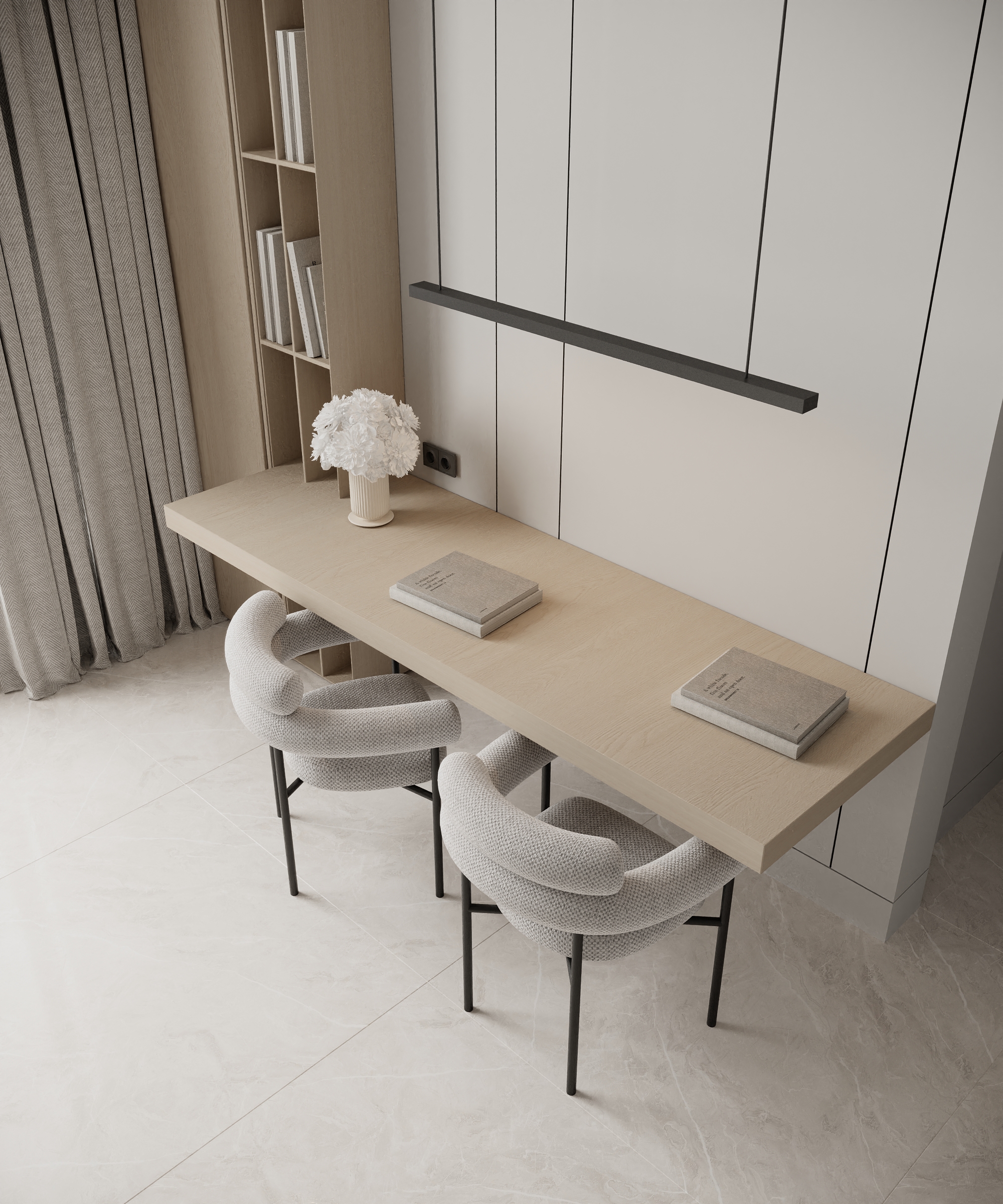 MININMAL DOUBLE BEDROOOM-5